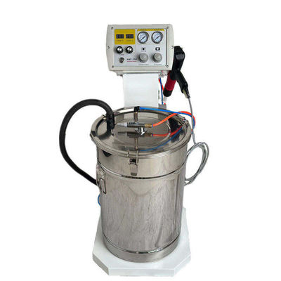 Özel HXC-310 Durable Powder Cartridge Vacuum Adsorption Coating Electrostatic Metal Spraying Machine With Roller