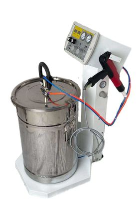 Özel HXC-310 Durable Powder Cartridge Vacuum Adsorption Coating Electrostatic Metal Spraying Machine With Roller