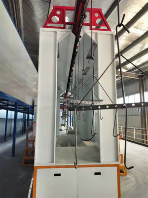 Çelik substratlar için standart olmayan yatay toz kaplama hattı Ağırlığı 10000 KG