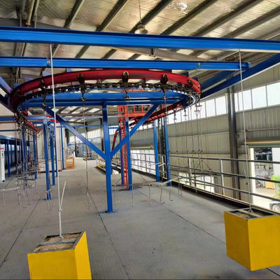 Çelik altyapı kaplama için özel toz kaplama boya hattı yüksek hassasiyet
