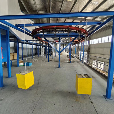 Çelik altyapı kaplama için özel toz kaplama boya hattı yüksek hassasiyet