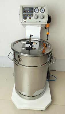 54*56*75 El püskürtme tabancası Tekerlekli vakum emici toz püskürtme makinesi