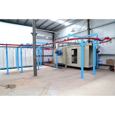 Çelik Elektrostatik püskürtme montaj hattı OEM Güç tasarruflu Endüstriyel Toz Kaplama Makinesi