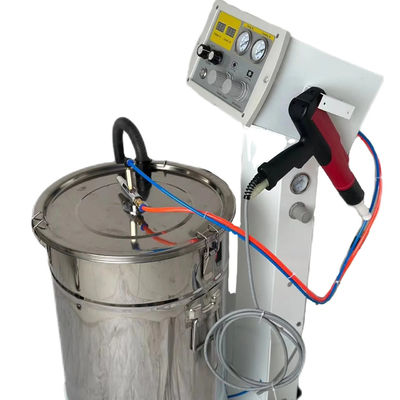 Metal malzemeler boya püskürtmek için otomatik elektrostatik toz kaplama makinesi
