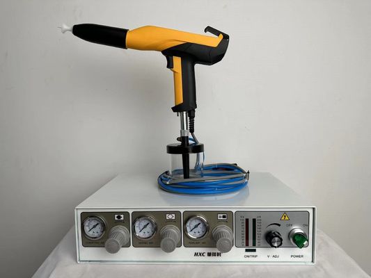 Toz kaplama tesisi makinesinin türü Küçük hopper ile taşınabilir metal boya makinesi