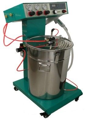 Otomobil tekerlek motor üretimi için makine türü kaplama ekipmanı manuel toz kaplama tabancası