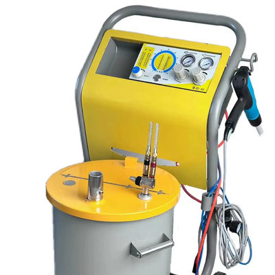 Üretim tesisindeki çelik ürünleri için toz kaplama püskürtme ekipmanları