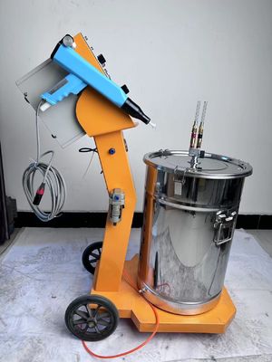 2020 Gema Optiflex 2 B Elektrostatik Toz Kaplama Boya püskürtme makinesi ile kaplama