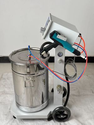 28KG Ağırlık  Optiflex 2B Elektrostatik Manual Toz Kaplama Hızlı Renk Değiştirme Sistemi