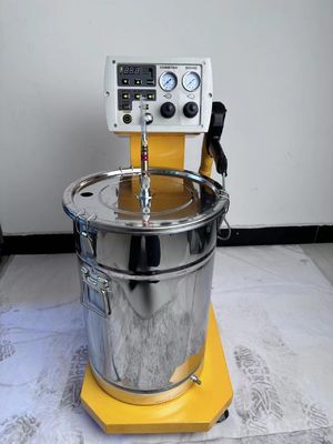 Elektrostatik toz kaplama boya püskürtme makinesi müşterilerin talep kaplama rengi ile