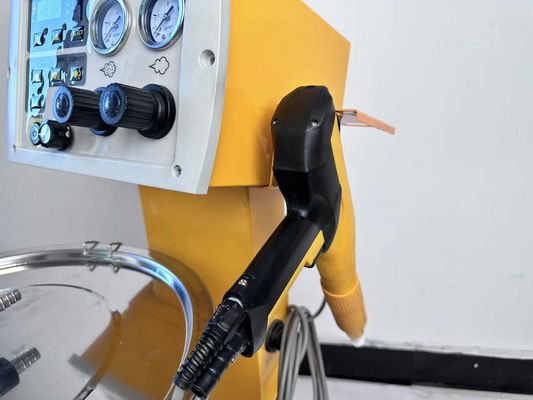 Elektrostatik toz kaplama boya püskürtme makinesi müşterilerin talep kaplama rengi ile