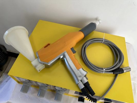 Düşük Bakım Maliyeti Küçük Hopper ile Mini Taşınabilir Metal Toz Boyama Makinesi