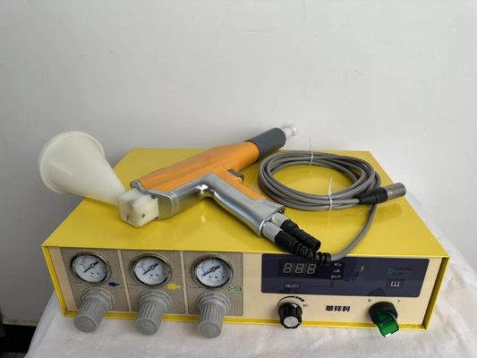 Düşük Bakım Maliyeti Küçük Hopper ile Mini Taşınabilir Metal Toz Boyama Makinesi