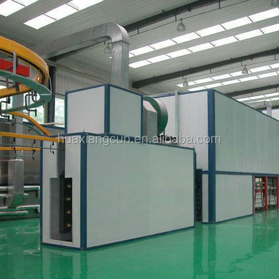 Metal panel yüzey bitirme için profesyonel toz kaplama ekipmanları özelleştirilmiş