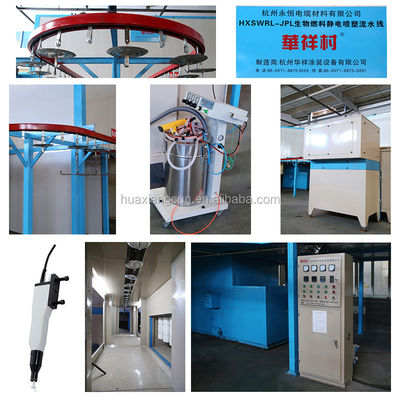 Metal panel yüzey bitirme için profesyonel toz kaplama ekipmanları özelleştirilmiş