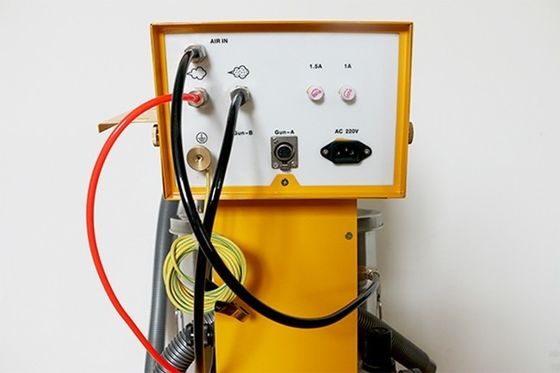 Araç tekerlek motor için toz kaplama tabancası toz püskürtme makinesi